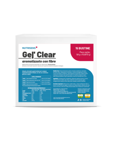 GEL'CLEAR AROMATIZZATO CON FIBRE: Prodotti Alimentari per 